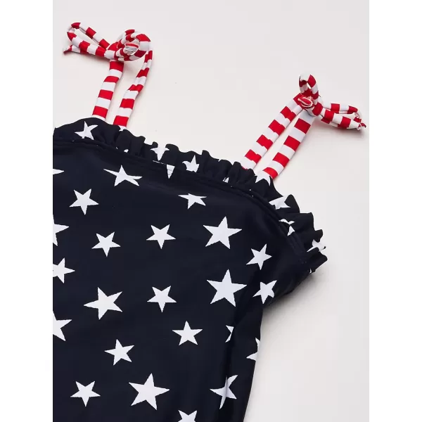 imageOshKosh BGosh Girls OnePiece SwimsuitAmerican Flag