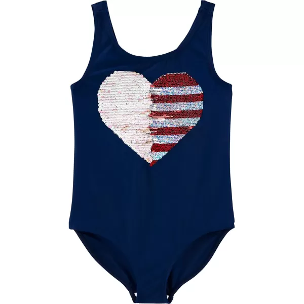 imageOshKosh BGosh Girls OnePiece SwimsuitStarry Night