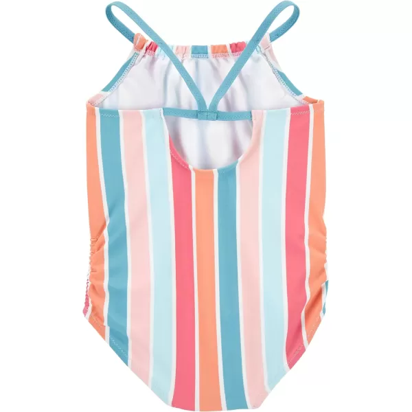 imageOshKosh BGosh Girls OnePiece SwimsuitVertical Stripes