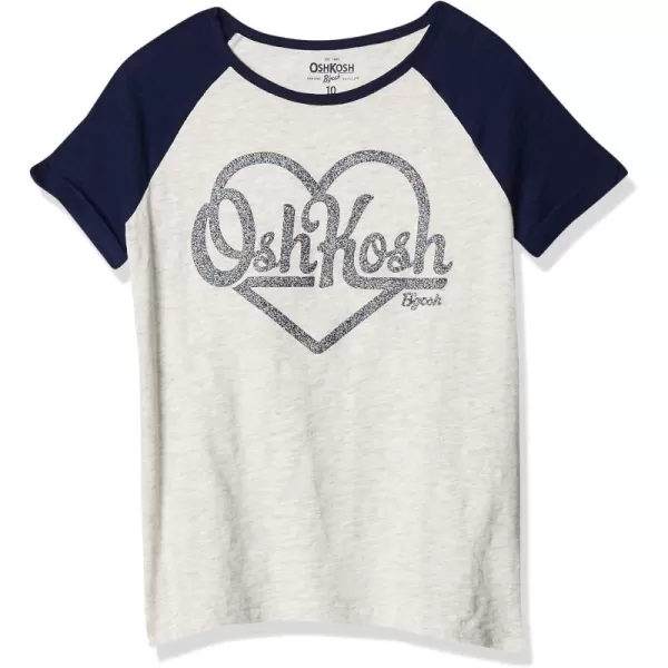 imageOshKosh BGosh Girls Logo TeesNavy Grey Heather