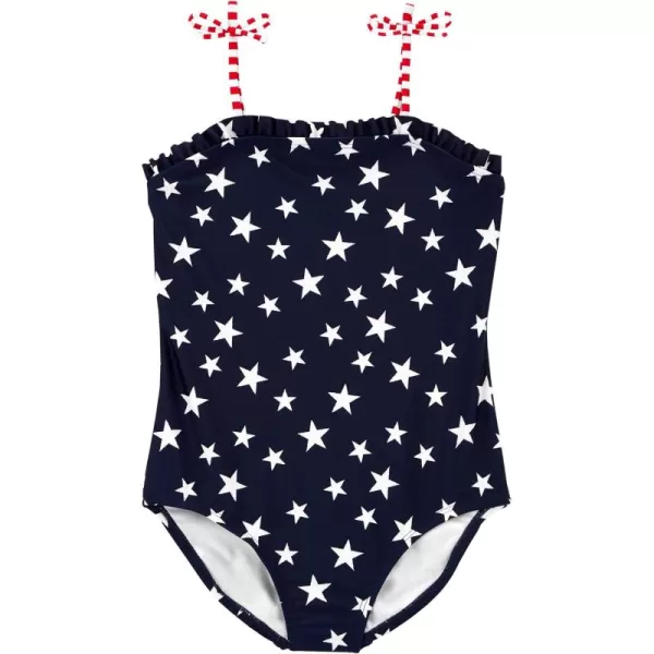 imageOshKosh BGosh Girls OnePiece SwimsuitAmerican Flag