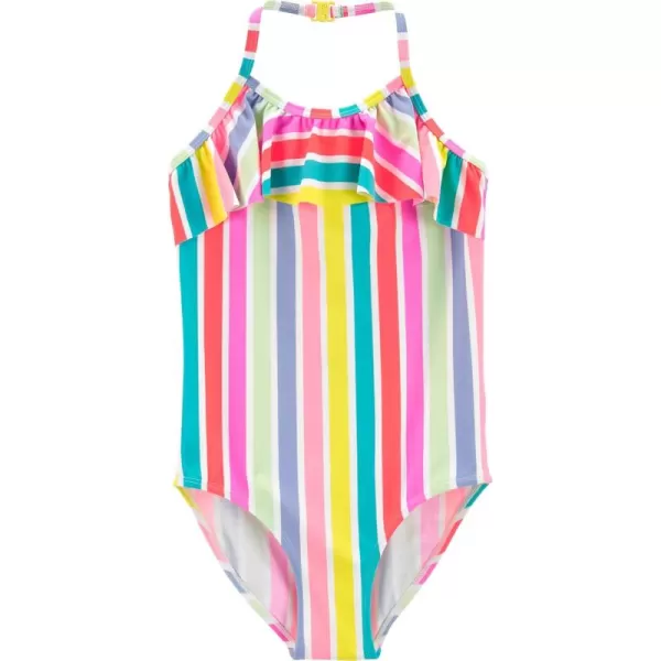 imageOshKosh BGosh Girls OnePiece SwimsuitRainbow Stripe