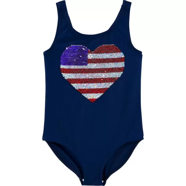 imageOshKosh BGosh Girls OnePiece SwimsuitStarry Night