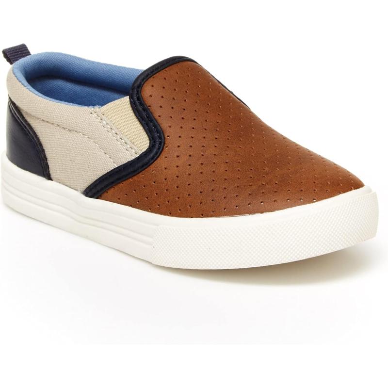 imageOshKosh BGosh Boys Austin SneakerTanNavy