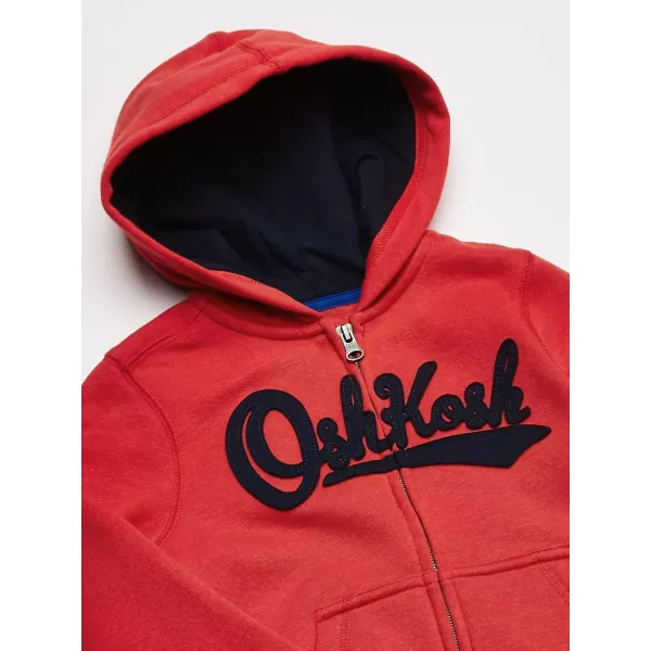 imageOshKosh BGosh Boys Full Zip Logo HoodieRed Alert