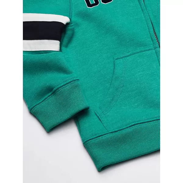 imageOshKosh BGosh Boys Full Zip Logo HoodieSchoolhouse GreenNavy