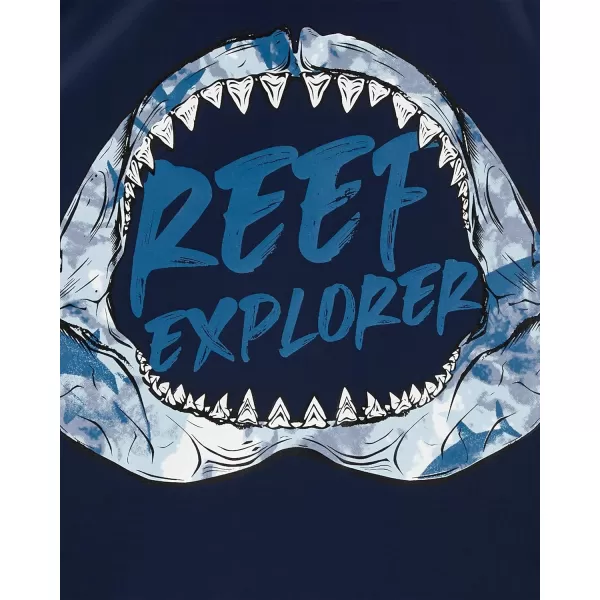 imageOshKosh BGosh Boys RashguardEclipse Blue Reef