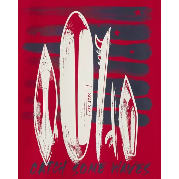 imageOshKosh BGosh Boys RashguardSurfboard Red