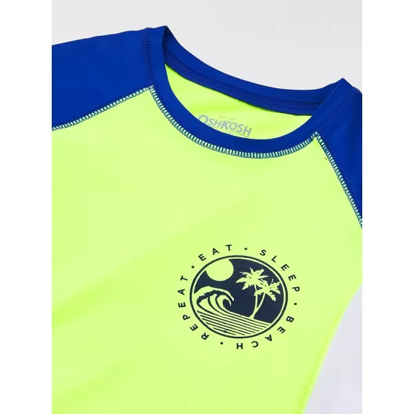 imageOshKosh BGosh Boys RashguardYellow Color Block