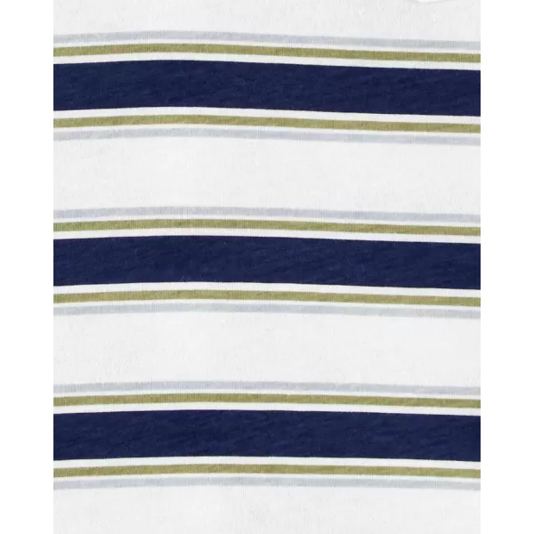 imageOshKosh BGosh Boys ShortSleeve PoloNavy Stripe
