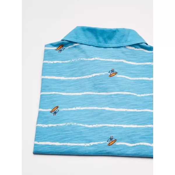 imageOshKosh BGosh Boys ShortSleeve PoloSkeleton Surf