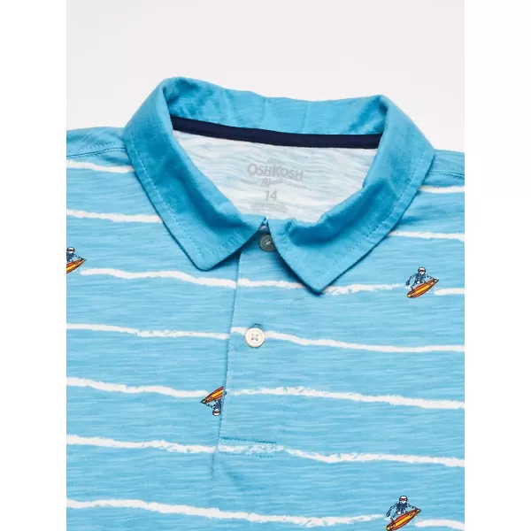 imageOshKosh BGosh Boys ShortSleeve PoloSkeleton Surf