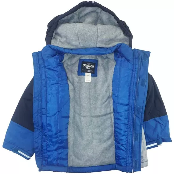 imageOshKosh BGosh Boys Ski Jacket and Snowbib Snowsuit SetDeep NavyWolf Grey