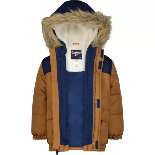 imageOshKosh BGosh Boys Ski Jacket and Snowbib Snowsuit SetTan