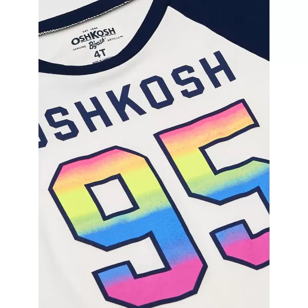 imageOshKosh BGosh Girls Varsity Logo TeeIvoryBlue