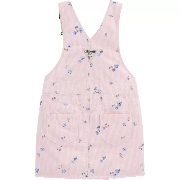 imageOshKosh BGosh babygirls Worlds Best OverallsPink Hickory Floral