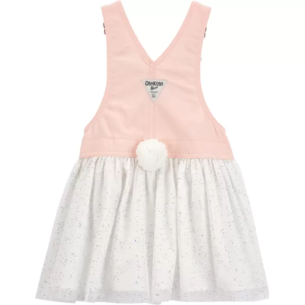imageOshKosh BGosh babygirls Worlds Best OverallsPink Ruffle Bunny