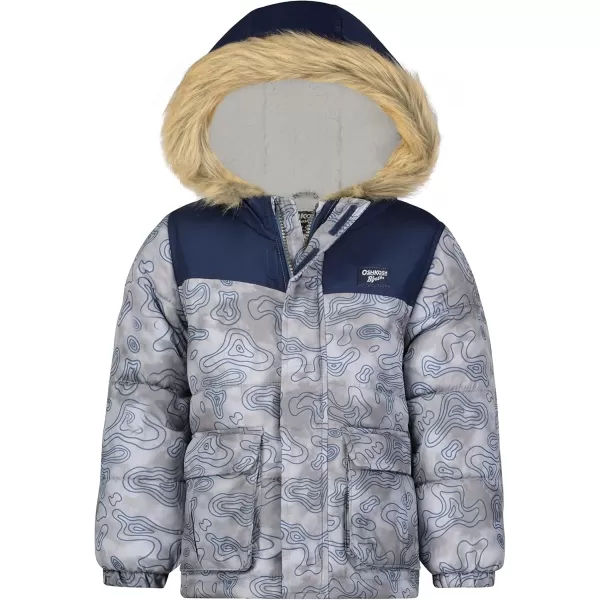 imageOshKosh BGosh boys Ski Jacket and Snowbib Snowsuit SetBlue