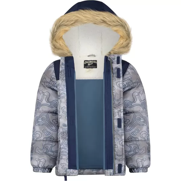 imageOshKosh BGosh boys Ski Jacket and Snowbib Snowsuit SetBlue