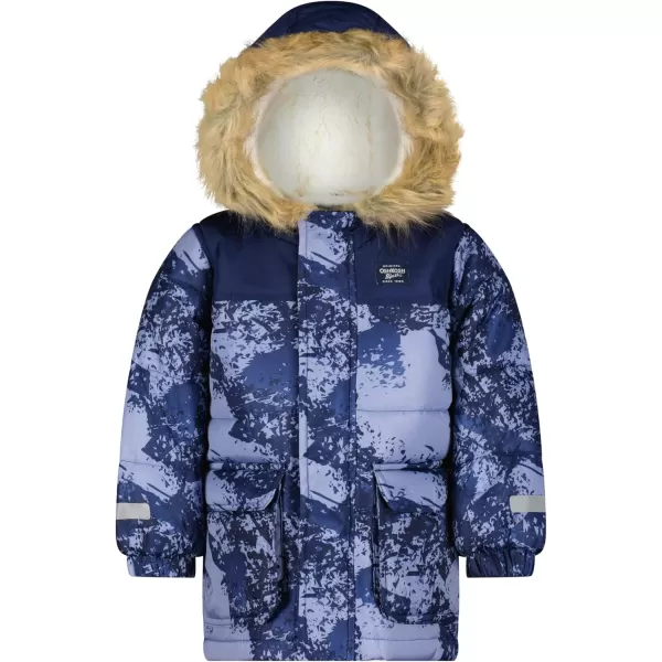 imageOshKosh BGosh boys Ski Jacket and Snowbib Snowsuit SetBlue Abstract