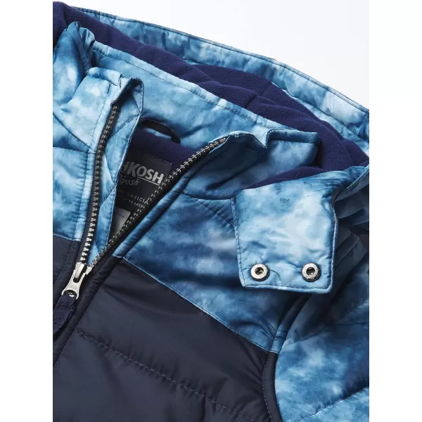 imageOshKosh BGosh boys Ski Jacket and Snowbib Snowsuit SetBlue Tie Dye Print