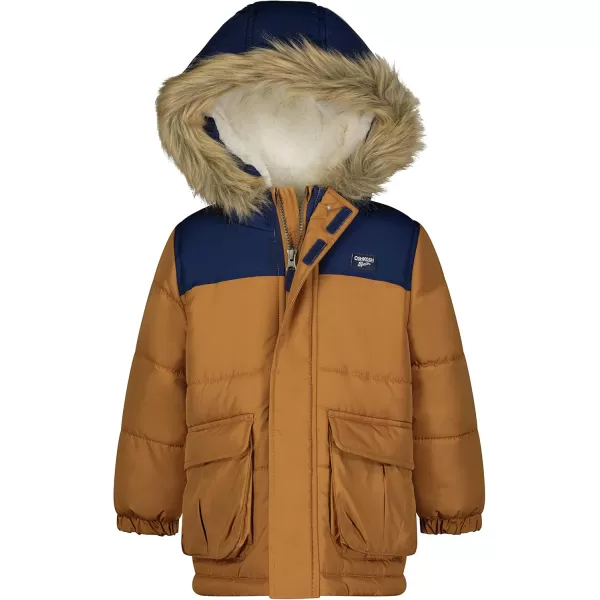 imageOshKosh BGosh boys Ski Jacket and Snowbib Snowsuit SetTan