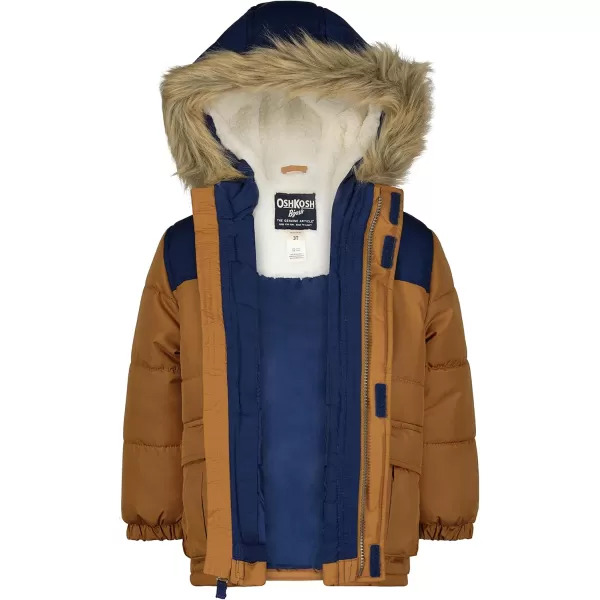 imageOshKosh BGosh boys Ski Jacket and Snowbib Snowsuit SetTan