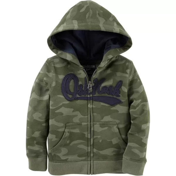 imageOshKosh BGosh Boys Full Zip Logo HoodieCamo