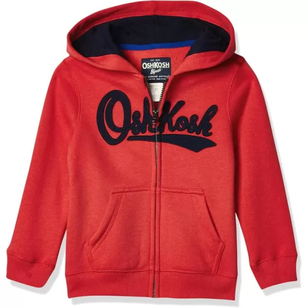 imageOshKosh BGosh Boys Full Zip Logo HoodieRed Alert