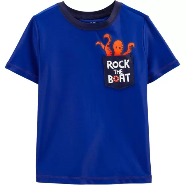 imageOshKosh BGosh Boys RashguardBlue Odyssey