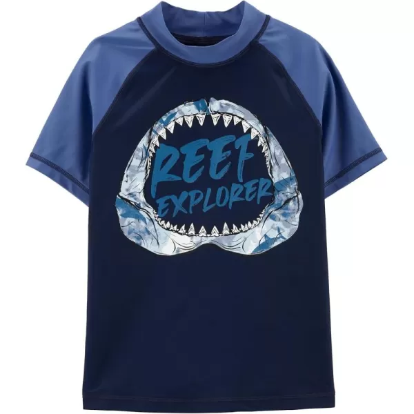 imageOshKosh BGosh Boys RashguardEclipse Blue Reef