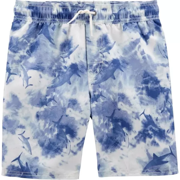 imageOshKosh BGosh Boys Swim TrunksIvory Tie Dye