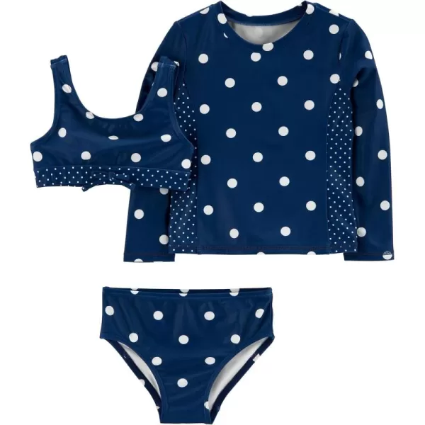 imageOshKosh BGosh Girls ThreePiece SwimsuitDenim Daze
