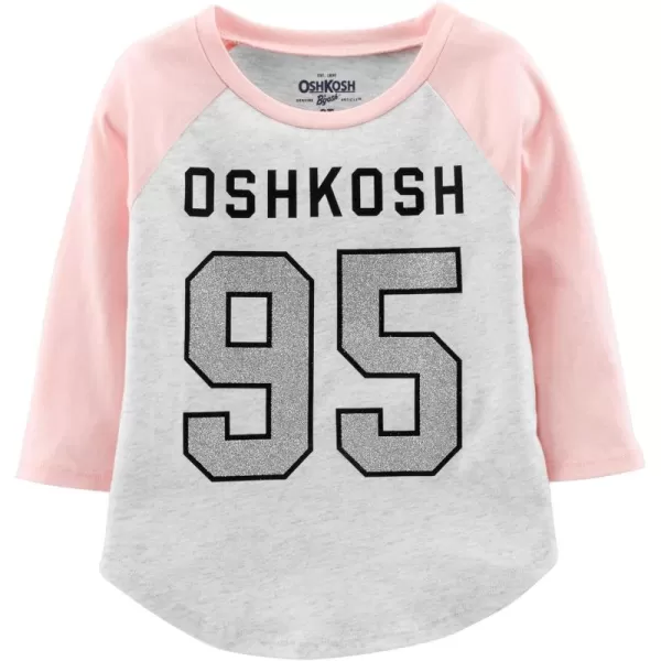 imageOshKosh BGosh Girls Varsity Logo TeeHeather Grey