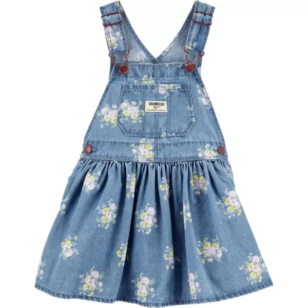 imageOshKosh BGosh babygirls Worlds Best OverallsFloral Skirtall