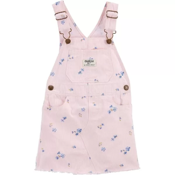 imageOshKosh BGosh babygirls Worlds Best OverallsPink Hickory Floral