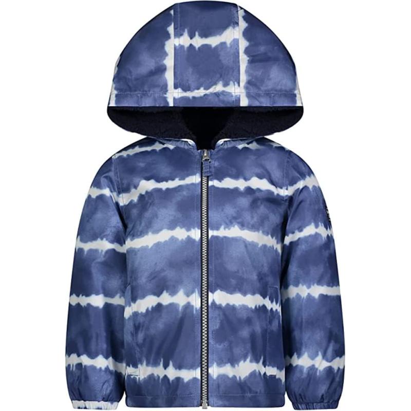 imageOsh Kosh Boys Midweight Fleece Lined Windbreaker JacketBluewhite