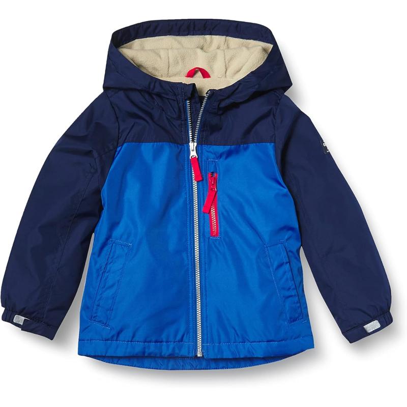 imageOsh Kosh Boys Midweight Fleece Lined Windbreaker JacketIndigo and Bright Blue
