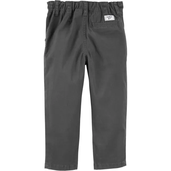 imageAmerican Baby Company Boys Slim Stretch Chino PantsSolid Light Grey