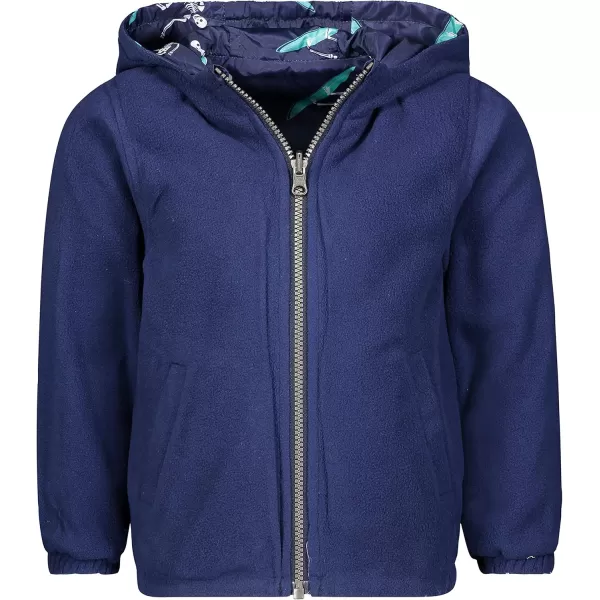 imageOshKosh BGosh Baby Boys Midweight Reversible JacketNavySurf Skeletons