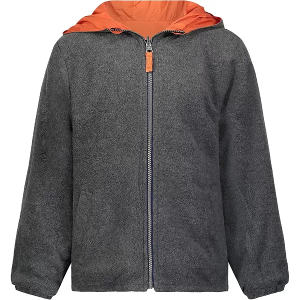 imageOshKosh BGosh Baby Boys Midweight Reversible JacketSunrise OrangeIndigoGrey