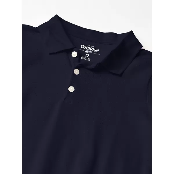 imageOshKosh BGosh Girls LongSleeve Uniform PoloDeep Navy