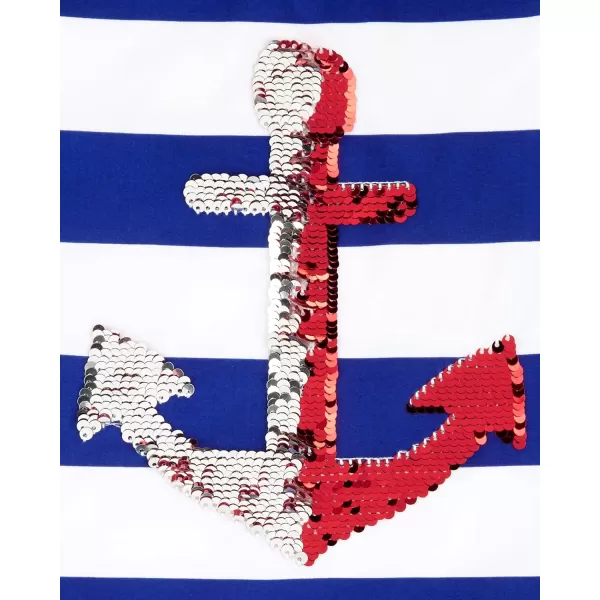 imageOshKosh BGosh Girls TwoPiece SwimwearSequin Anchor