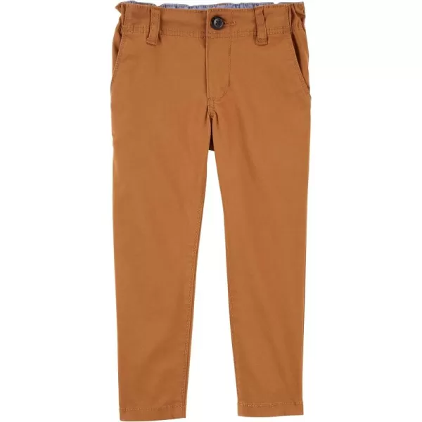 imageAmerican Baby Company Boys Slim Stretch Chino PantsMocha Chip
