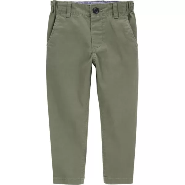 imageAmerican Baby Company Boys Slim Stretch Chino PantsOlive