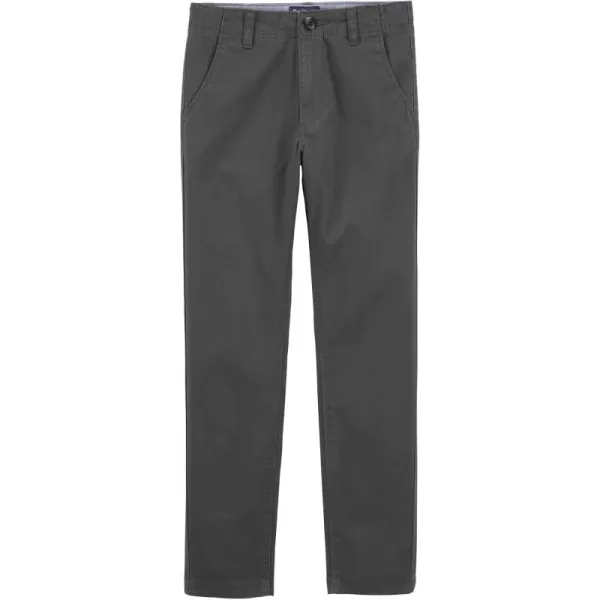 imageAmerican Baby Company Boys Slim Stretch Chino PantsSolid Dark Grey