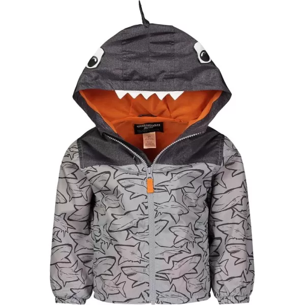 imageOsh Kosh Boys Little JerseyLined Lightweight JacketGrey