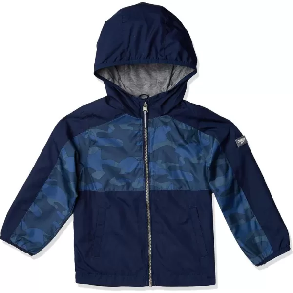imageOsh Kosh Boys Little JerseyLined Lightweight JacketNavy Camo
