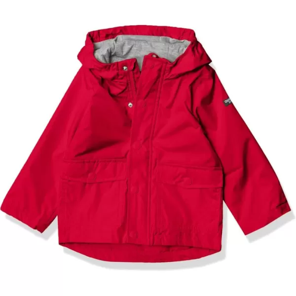 imageOsh Kosh Boys Toddler Perfect Rainjacket Rainslicker RaincoatBandana Red