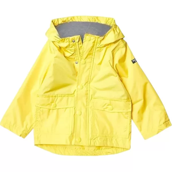 imageOsh Kosh Boys Toddler Perfect Rainjacket Rainslicker RaincoatYellow Fleece Lined